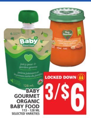 Food Basics Baby gourmet organic baby food offer