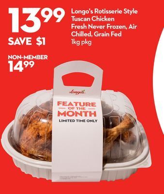 Longo's Longo's rotisserie style tuscan chicken offer