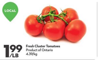 Longo's Fresh cluster tomatoes offer