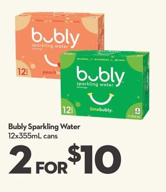 Longo's Bubly sparkling water offer