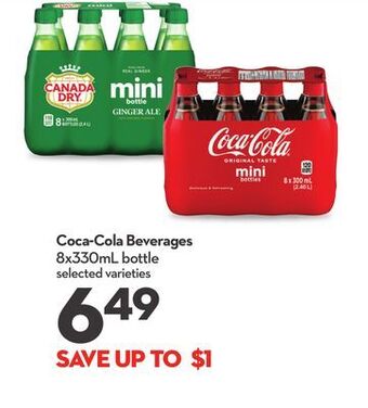 Longo's Coca-cola beverages offer