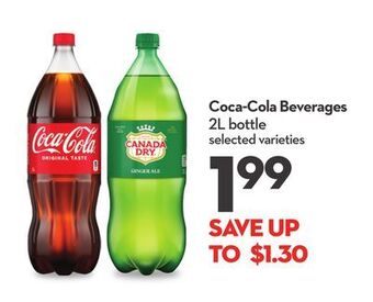Longo's Coca-cola beverages offer