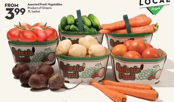 Longo's Assorted fresh vegetables offer