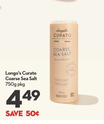 Longo's Longo's curato coarse sea salt offer