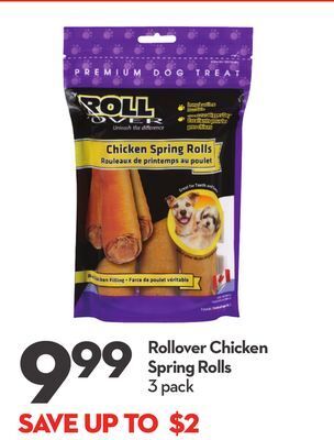 Longo's Chicken spring rolls 3 pack offer