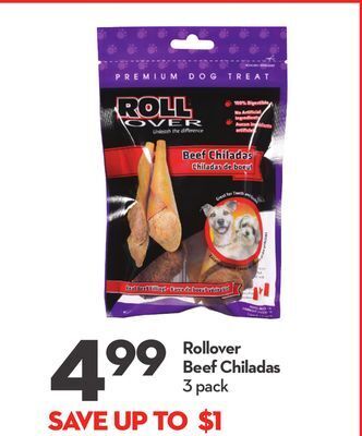 Longo's Rollover beef chiladas offer