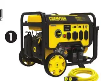 Canadian Tire Champion 9500w/12,000w portable generator with electric start offer