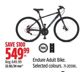 Canadian Tire Stratus endure adult bike offer