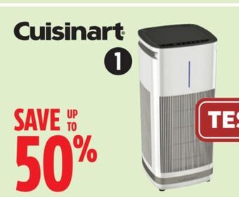 Canadian Tire Cuisinart air purifier 1000 with bonus filter offer
