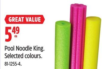 Canadian Tire Pool noodle king offer