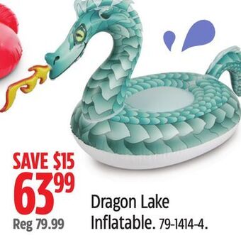 Canadian Tire Dragon lake inflatable offer