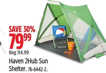 Canadian Tire Haven 2hub sun shelter offer