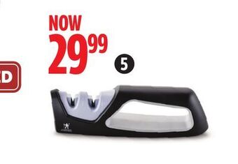 Canadian Tire Henckels 2-stage sharpener with rubberized base and safety grip offer