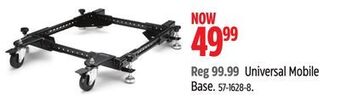Canadian Tire Universal mobile base offer