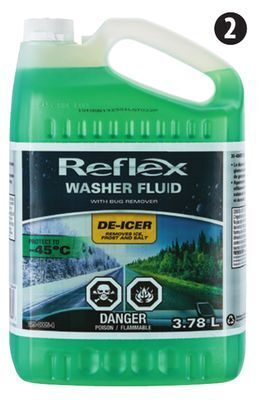 Canadian Tire Reflex -45°c all-season windshield washer fluid, 3.78l offer