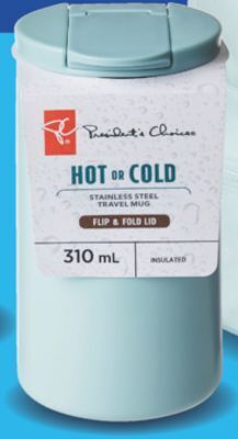 Real Canadian Superstore Pc® stainless steel short mug, 310 ml offer