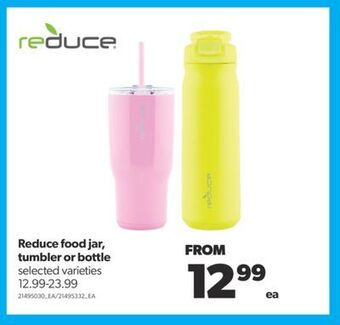 Real Canadian Superstore Reduce food jar, tumbler or bottle offer