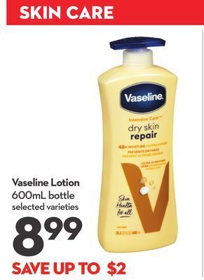 Longo's Vaseline lotion offer