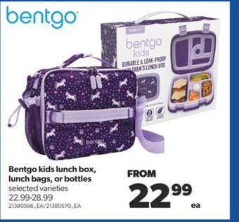 Real Canadian Superstore Bentgo kids lunch box, lunch bags, or bottles offer