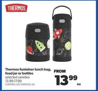Real Canadian Superstore Thermos funtainer lunch bag, food jar or bottles offer