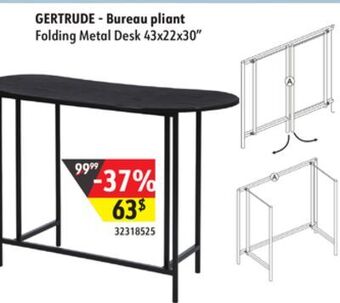 Sushi Shop Folding metal desk offer