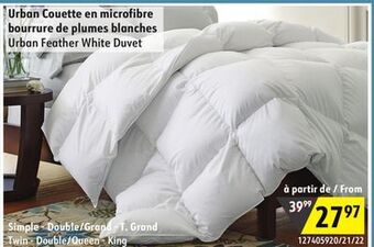 Sushi Shop Urban feather white duvet offer