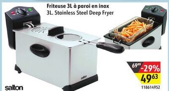 Sushi Shop Salton 3l. stainless steel deep fryer offer