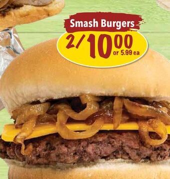 Farm Boy Smash burgers offer