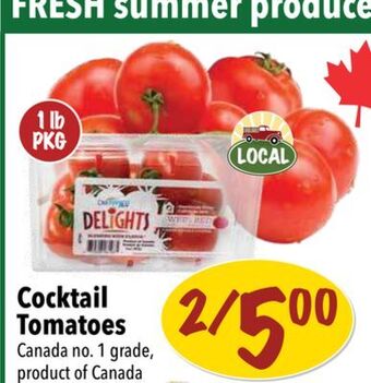 Farm Boy Cocktail tomatoes offer
