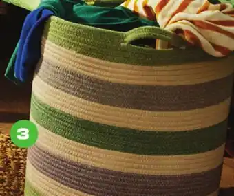 Loblaws Life at home™ acorn or green stripe basket offer