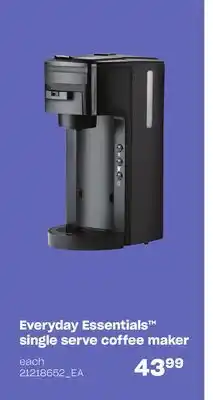 Loblaws Everyday essentials™ single serve coffee maker offer
