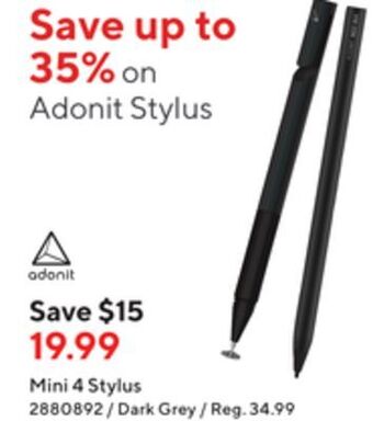 Staples Adonit mini 4 stylus offer