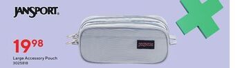 Staples Jansport large accessory pouch offer