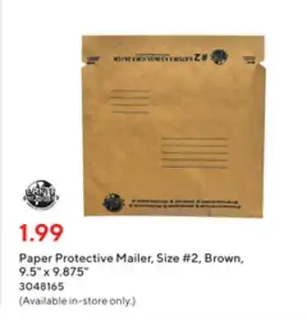 Staples Earth hugger paper protective mailer offer