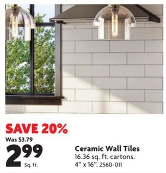Home Hardware Ceramic wall tiles offer