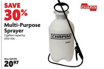Home Hardware Multi-purpose sprayer offer