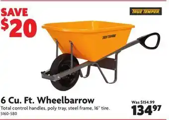 Home Hardware 6 cu. ft. wheelbarrow offer