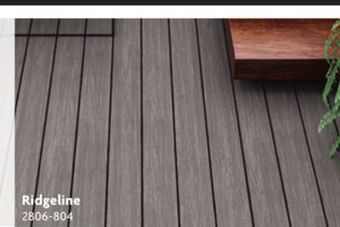 Home Hardware Trailhead composite decking ridgeline offer