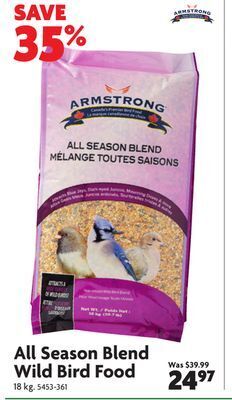 Home Hardware All season blend wild bird food offer