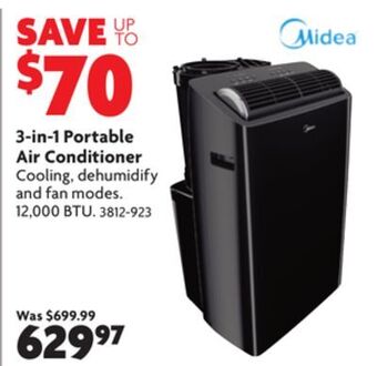 Home Hardware 3-in-1 portable air conditioner offer