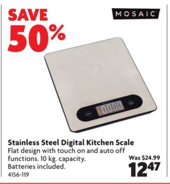 Home Hardware Stainless steel digital kitchen scale offer