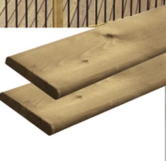 RONA 5/4 x 6 x 8' treated wood deck board offer