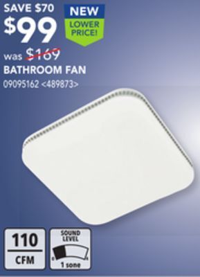 RONA Bathroom fan offer