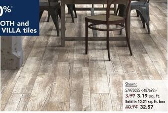 RONA Allen+roth and american villa tiles offer