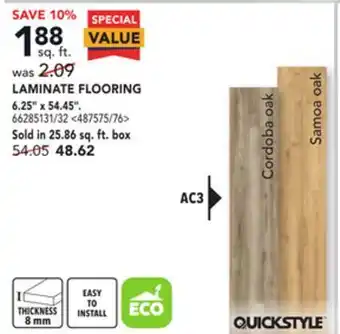RONA Laminate flooring 6.25 x 54.45 offer