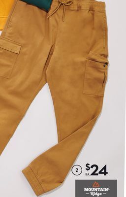 Giant Tiger Cargo joggers offer