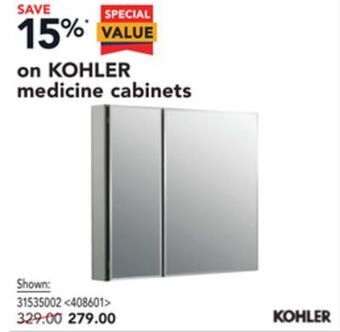 RONA Kohler medicine cabinets offer