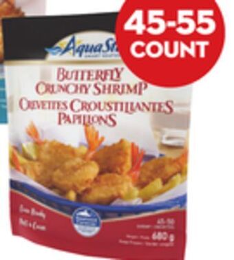 Giant Tiger Aqua star frozen shrimp offer