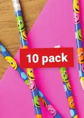 Giant Tiger 10 pack emoji pencils offer