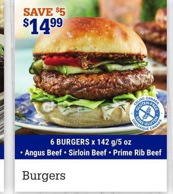 M & M Food Market Burgers offer